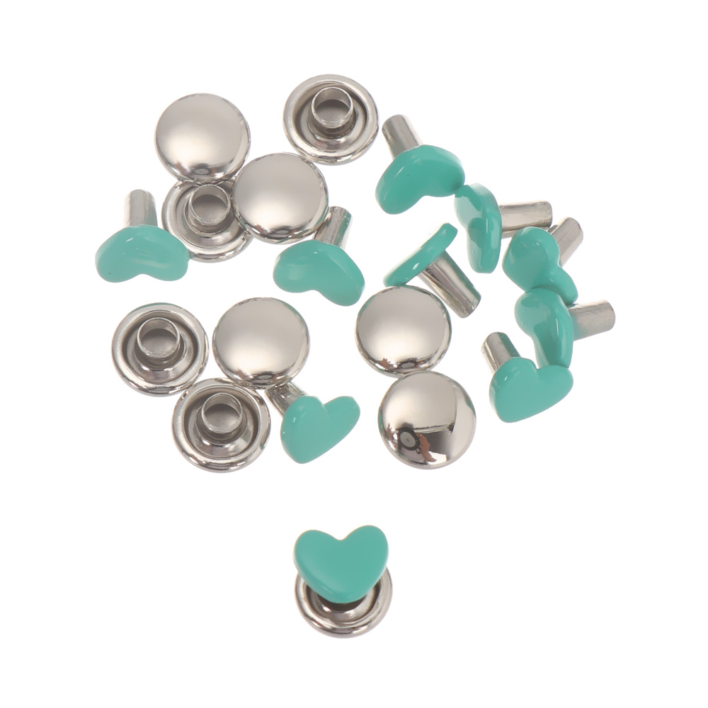 10Pcs Mini Metal Heart Eyelet  - Sewing Eyelet Fabric incelemesi ve fiyatı