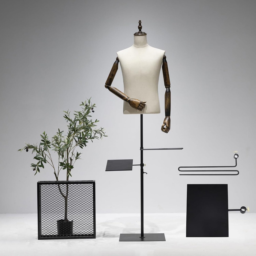 53-76inch Male Mannequin Torso - Dress Form Mannequin incelemesi ve fiyatı