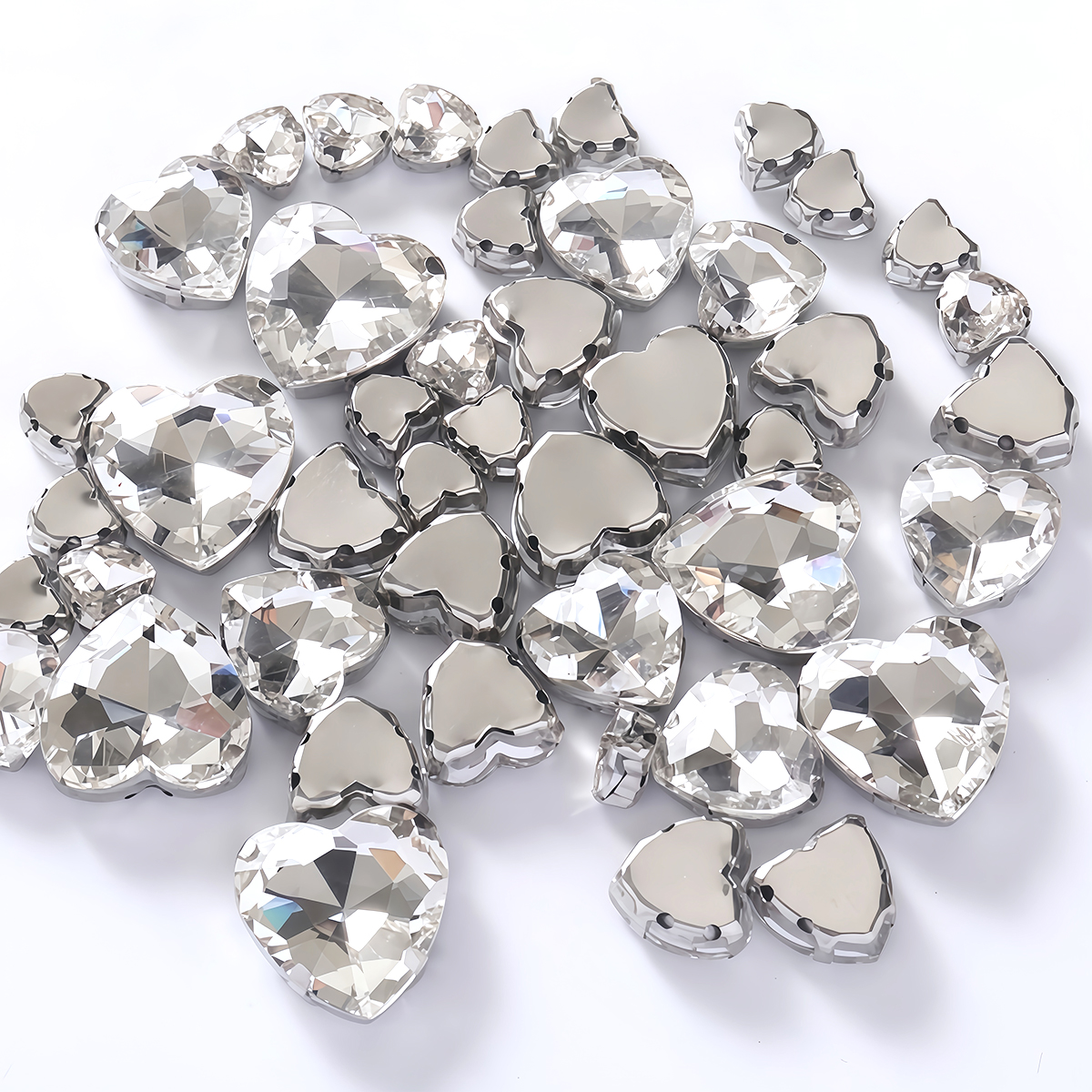 Heart Shape Glass Rhinestones  - Sewing V incelemesi ve fiyatı