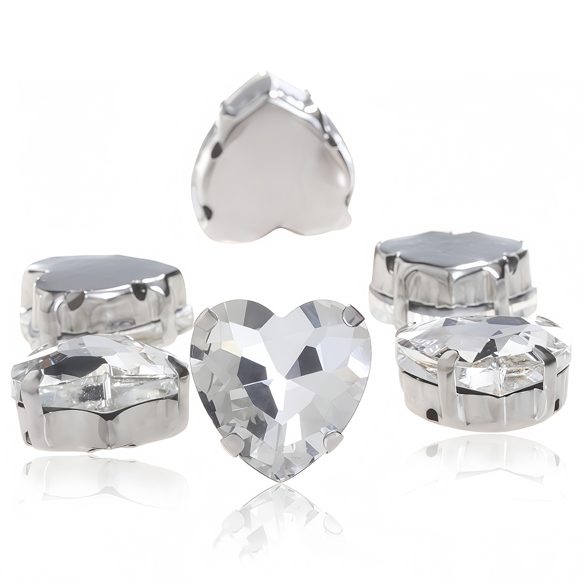 Heart Shape Glass Rhinestones  - Sewing V incelemesi ve fiyatı