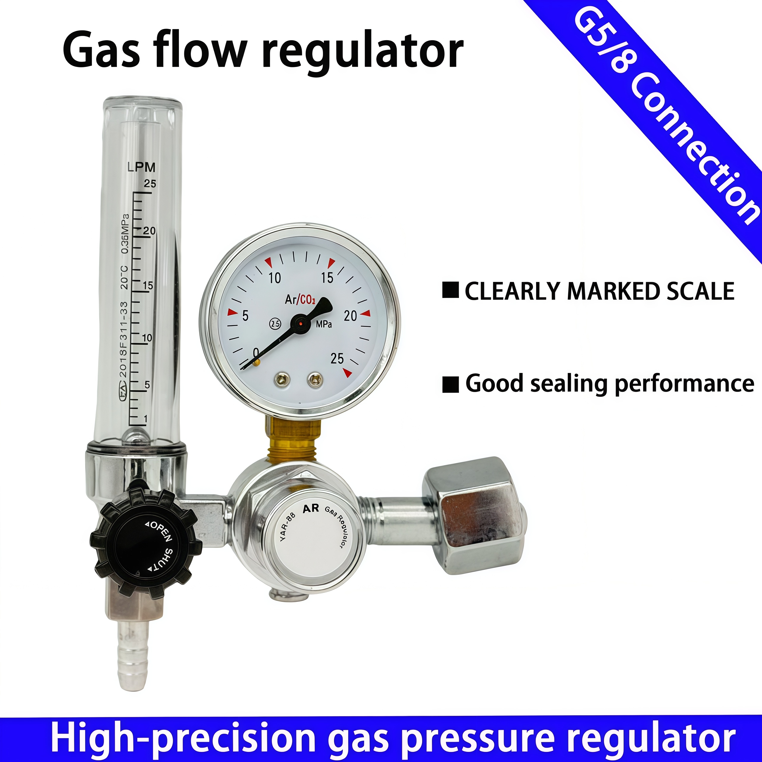 2025 NEW 0-25Mpa Argon Regulat - Seam Gauge Metal incelemesi ve fiyatı