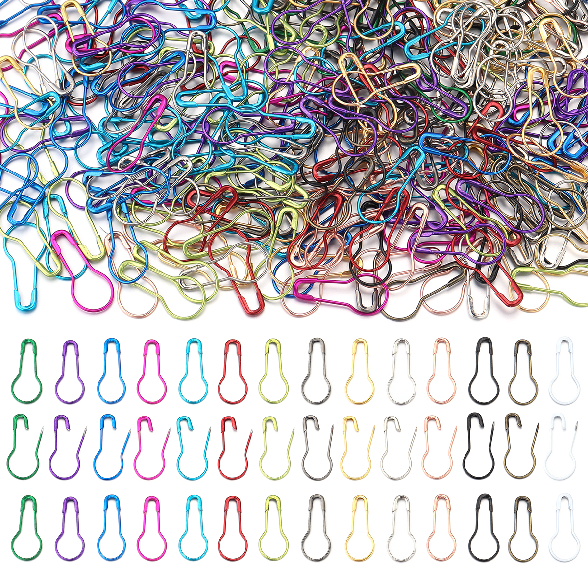 200Pcs/Lot Metal Pins Crochet  - Sewing Knit incelemesi ve fiyatı