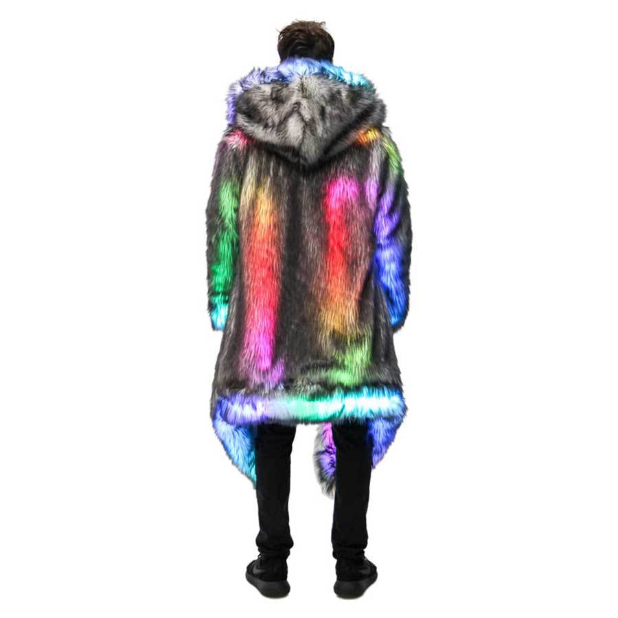 Faux Fur Coat Men Hooded Outer - Sewing V incelemesi ve fiyatı