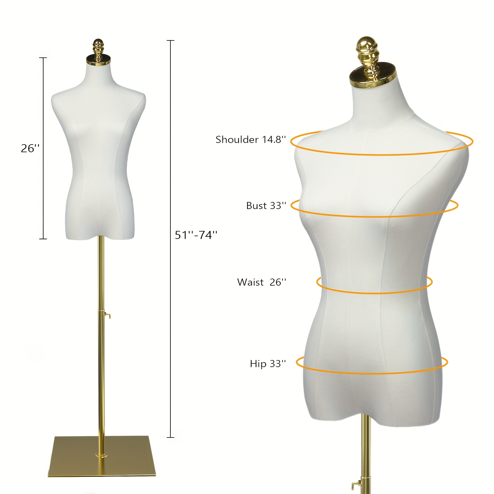 [Adjustable Mannequin Torso] B - Dress Form Mannequin incelemesi ve fiyatı