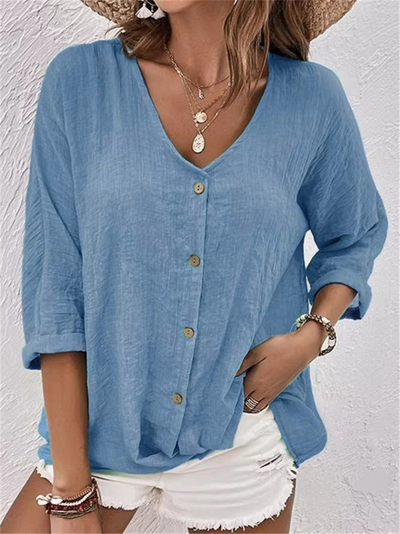 Elegant Buttons Solid Blouse S - Sewing V incelemesi ve fiyatı