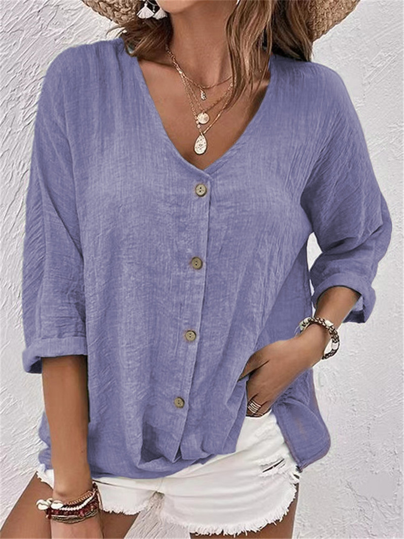 Elegant Buttons Solid Blouse S - Sewing V incelemesi ve fiyatı