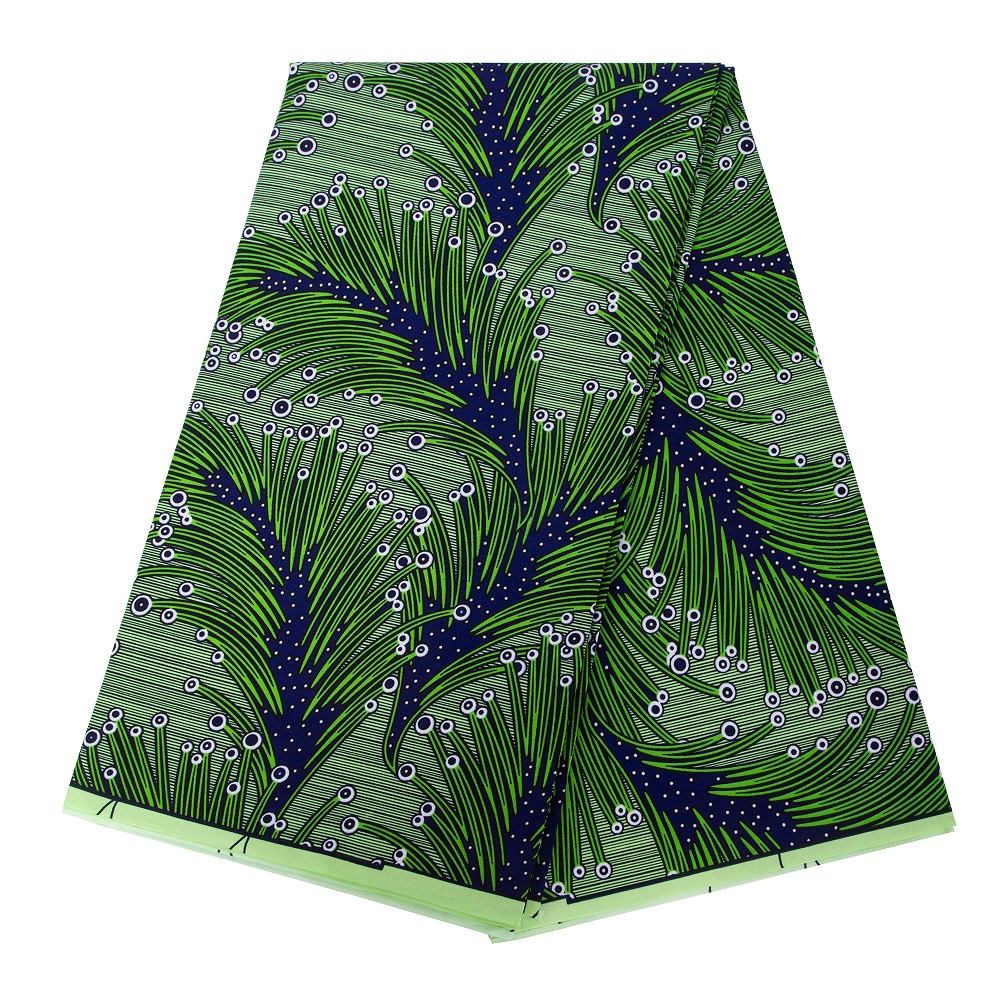 African Print Wax Fabric Green - Sewing Batik incelemesi ve fiyatı