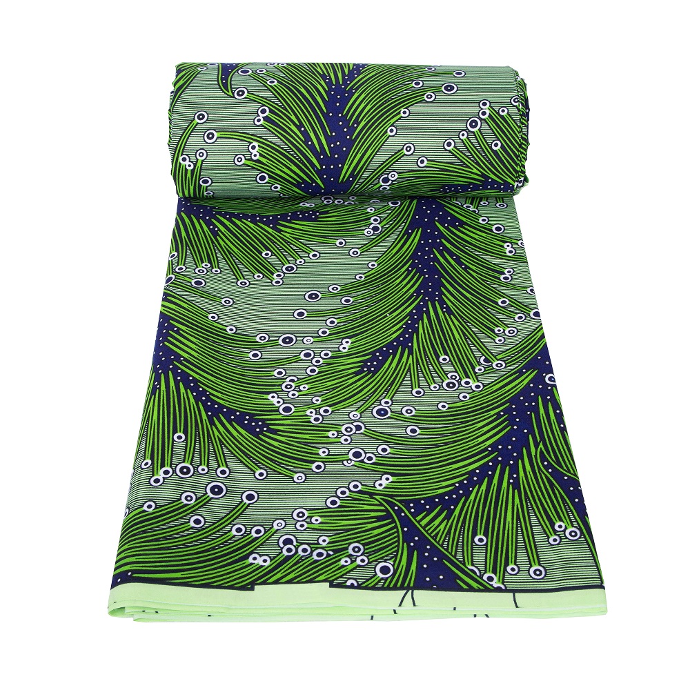 African Print Wax Fabric Green - Sewing Batik incelemesi ve fiyatı