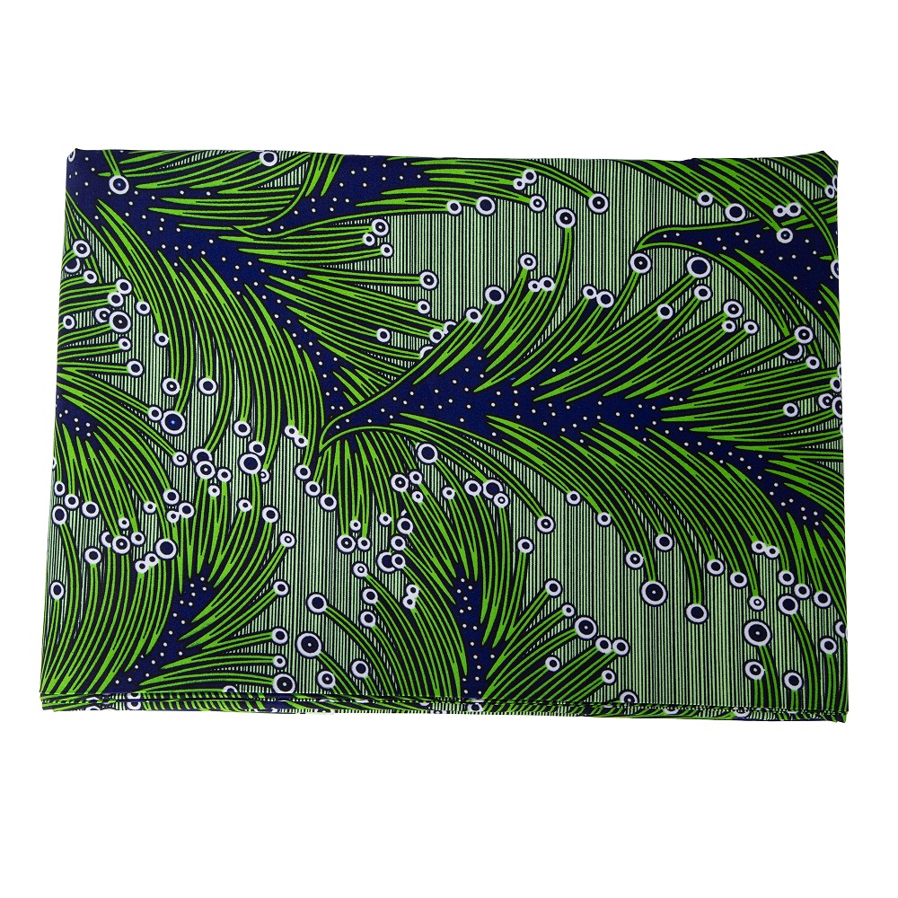 African Print Wax Fabric Green - Sewing Batik incelemesi ve fiyatı