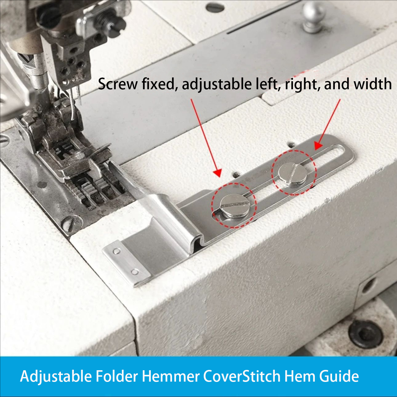 Adjustable Folder Hemmer Cover - Seam Gauge Metal incelemesi ve fiyatı