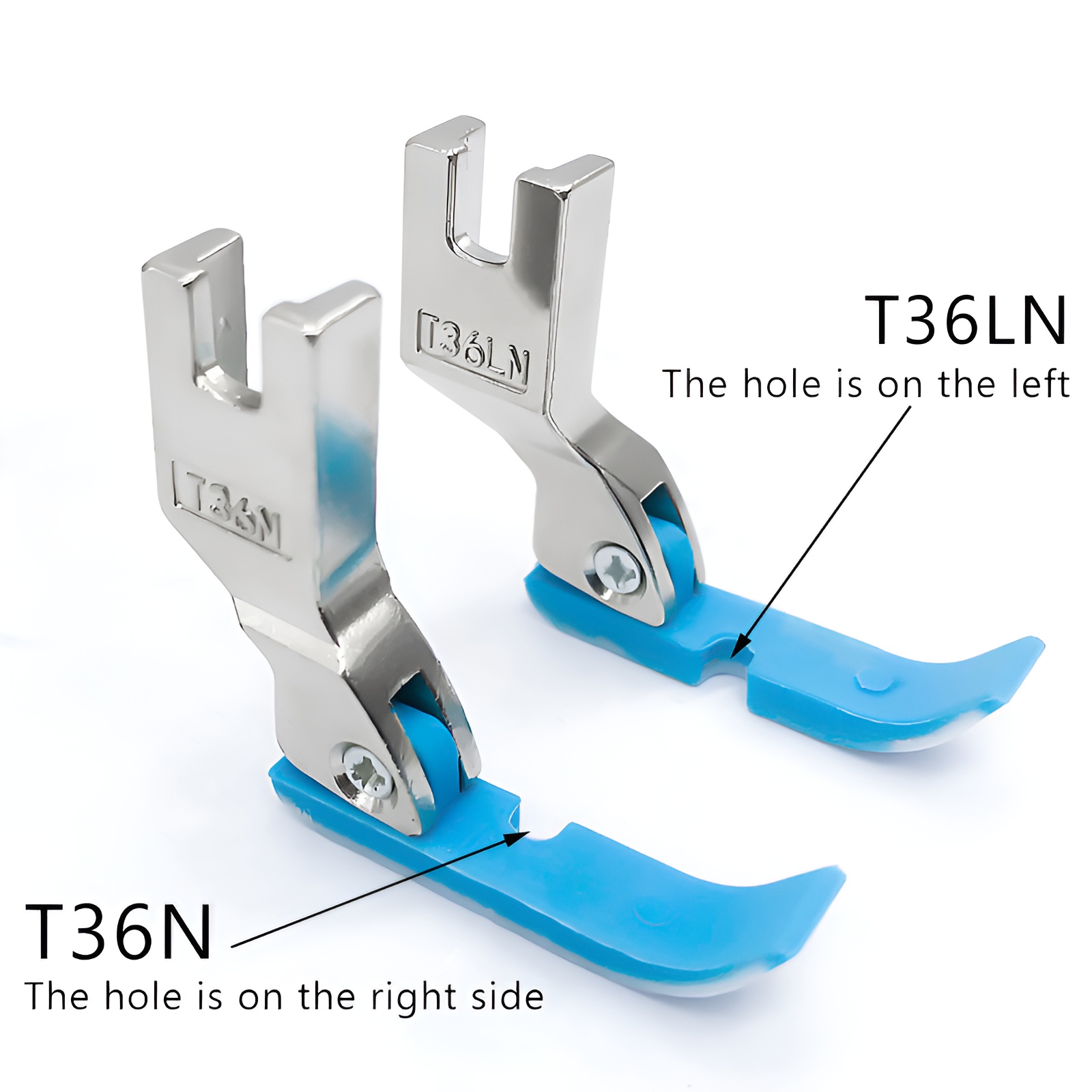 2pcs  left and right side pres - Zipper Foot Presser incelemesi ve fiyatı