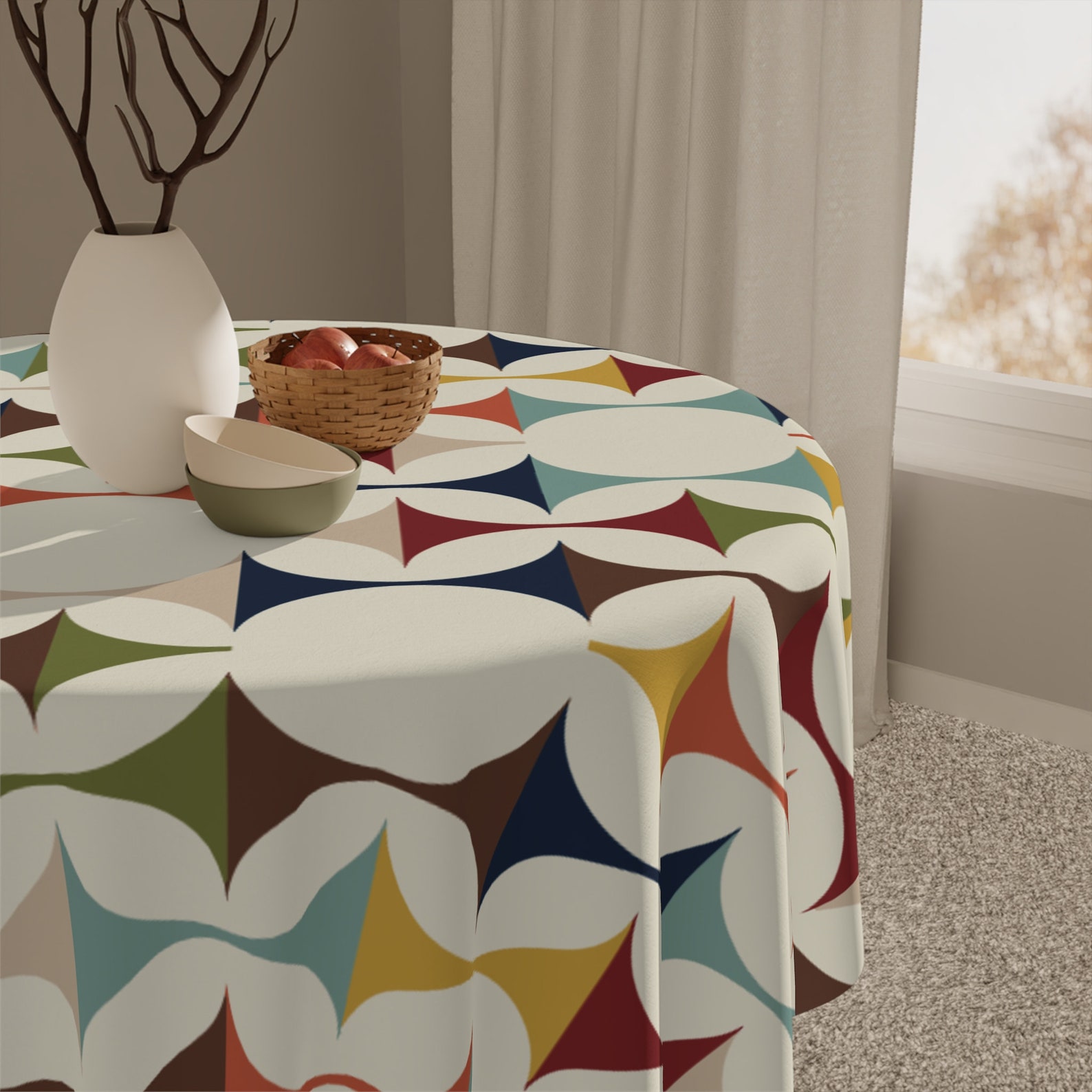 Mid Century Modern Retro Geome - Century Textile & Sewing Supply Online Shopping incelemesi ve fiyatı