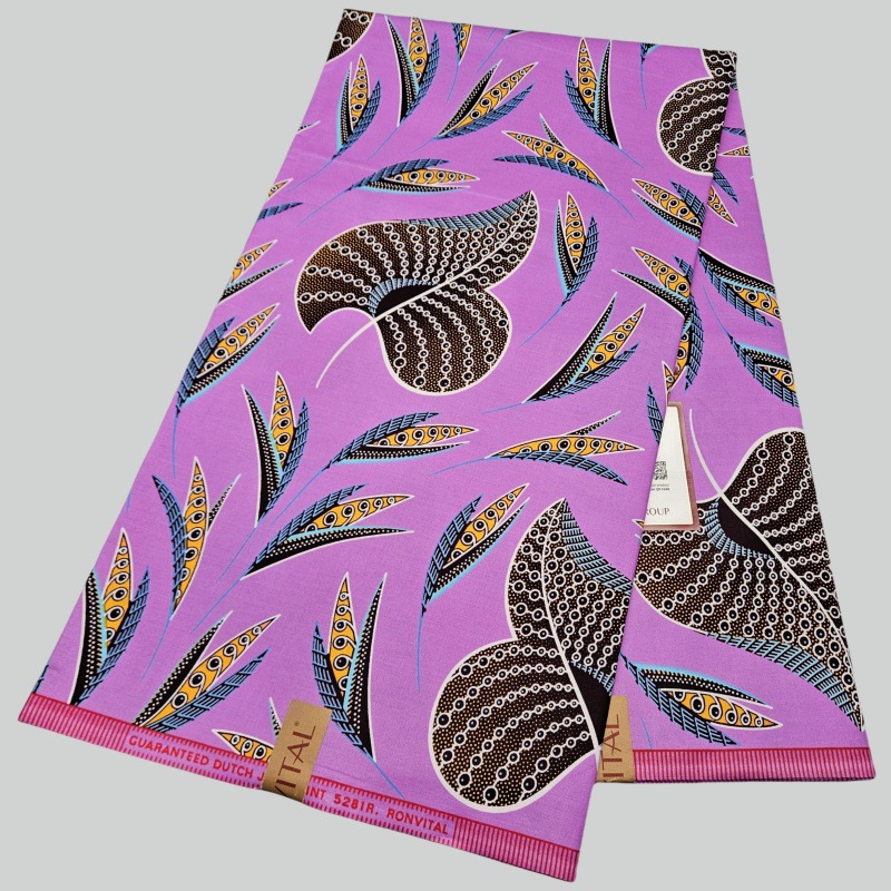 46Inch * 6Yards Purple African - Sewing Batik incelemesi ve fiyatı