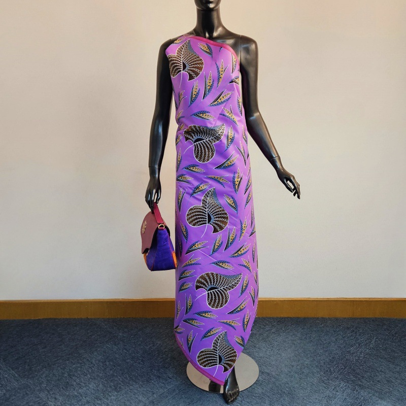 46Inch * 6Yards Purple African - Sewing Batik incelemesi ve fiyatı