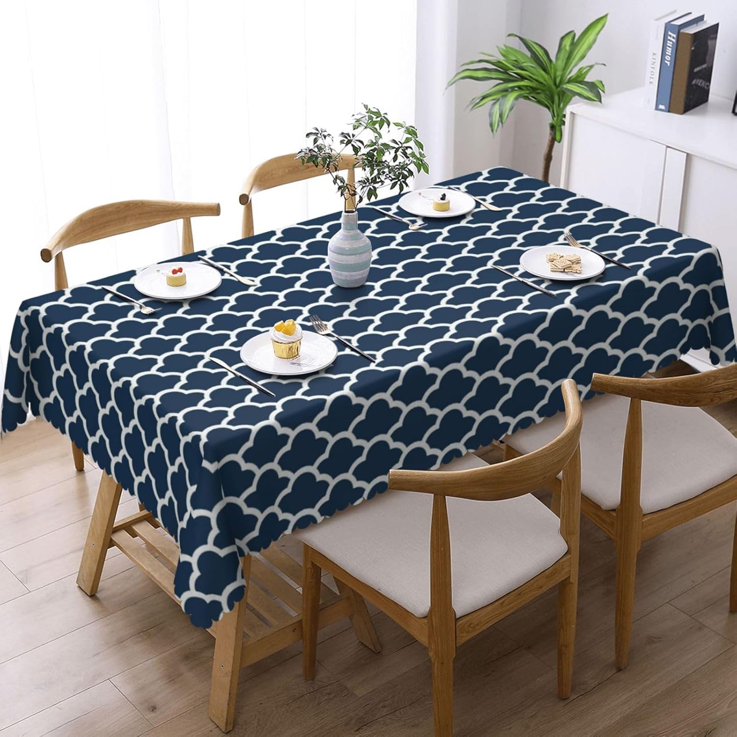 Blue Tablecloth Navy Cloud Sea - Century Textile & Sewing Supply Online Shopping incelemesi ve fiyatı