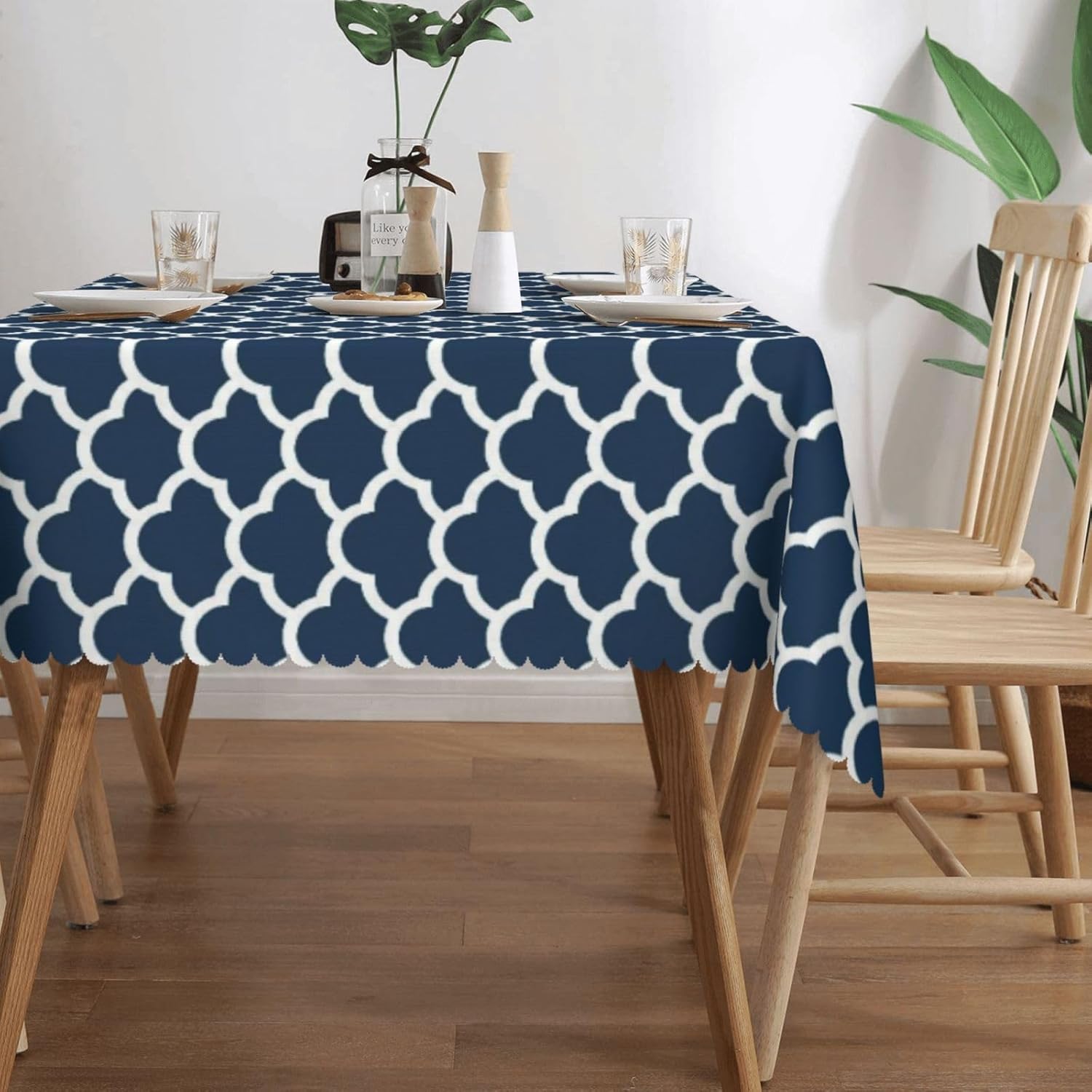 Blue Tablecloth Navy Cloud Sea - Century Textile & Sewing Supply Online Shopping incelemesi ve fiyatı