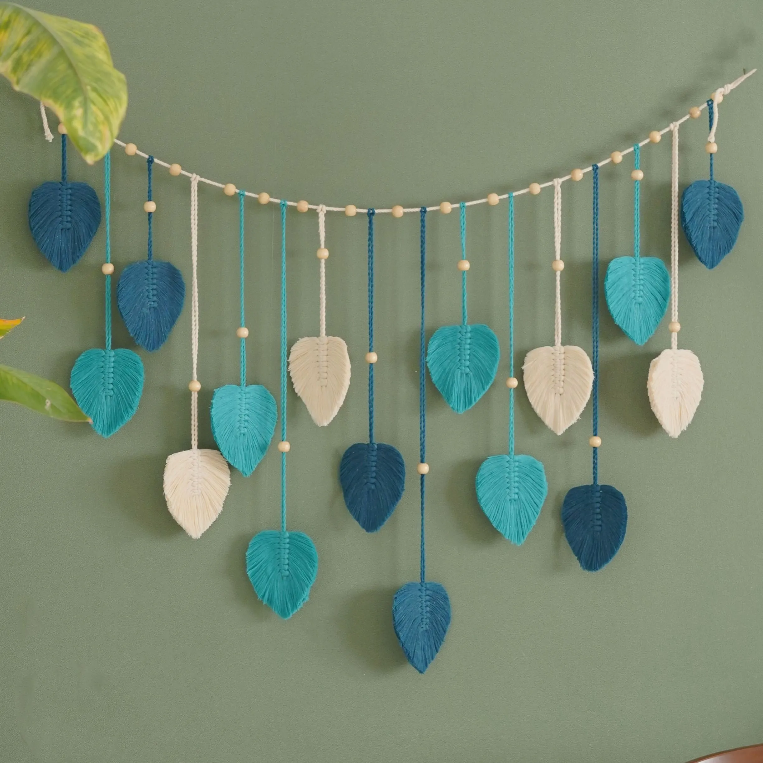 1 Pc Green Leaves Garland, Mac - Century Textile & Sewing Supply Online Shopping incelemesi ve fiyatı