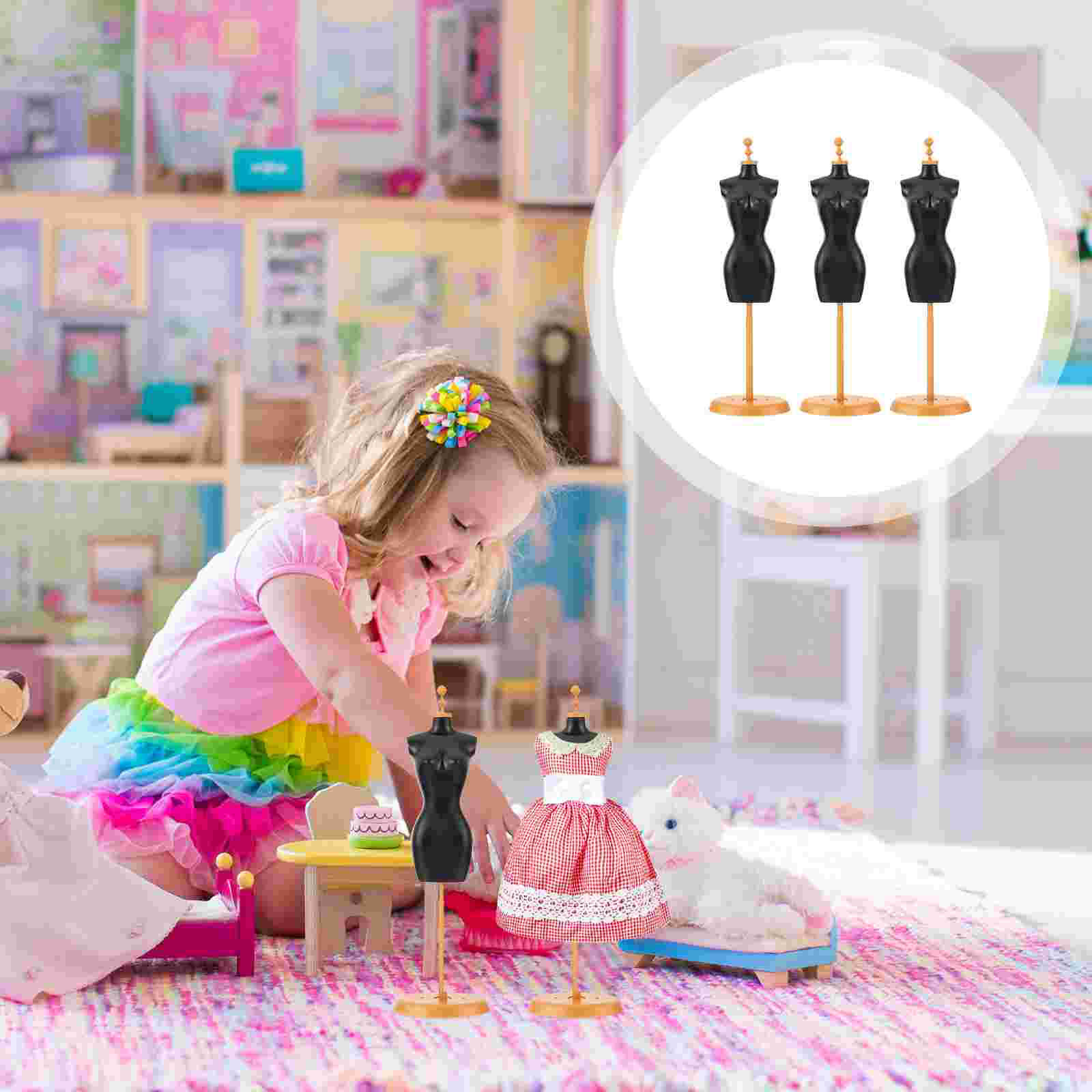 5pcs High Quality Safe Mini Ho - Dress Form Mannequin incelemesi ve fiyatı