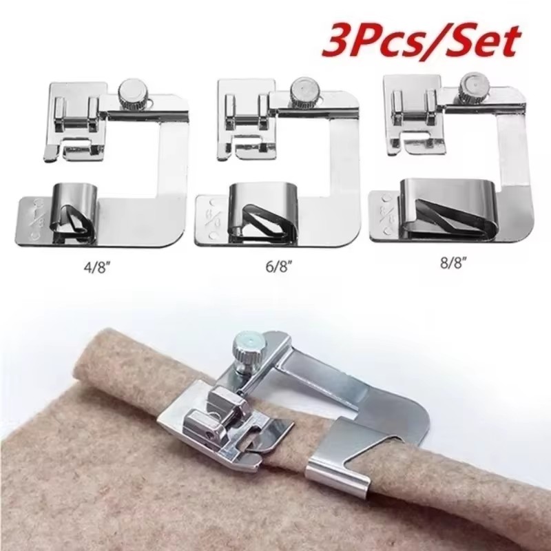 Sewing Hemming Set 1/3Pcs Wide - Seam Gauge Metal incelemesi ve fiyatı