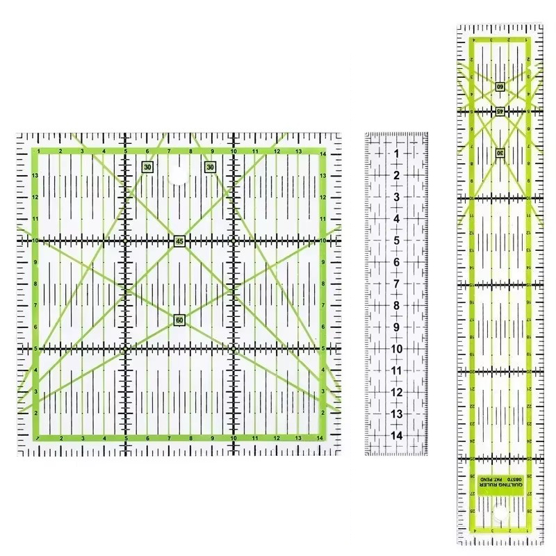 1/2pcs 15cm Quilting Patchwork - Seam Gauge Metal incelemesi ve fiyatı