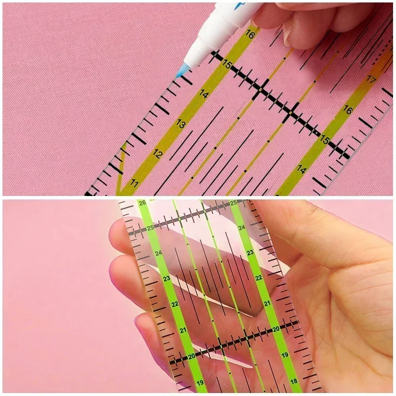 1/2pcs 15cm Quilting Patchwork - Seam Gauge Metal incelemesi ve fiyatı
