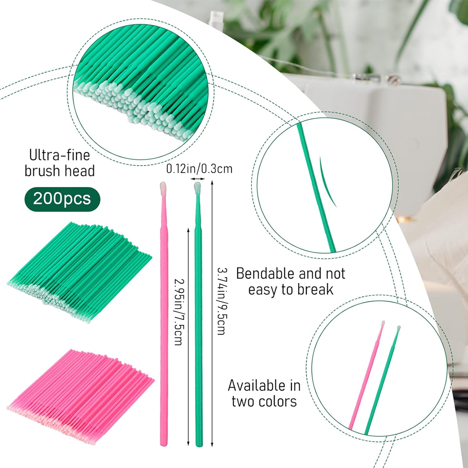 200 Pcs Sewing Machine Cleanin - Sewing Production incelemesi ve fiyatı