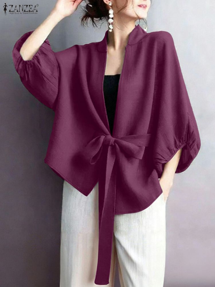 2025 ZANZEA Elegant V Neck Lan - Sewing V incelemesi ve fiyatı