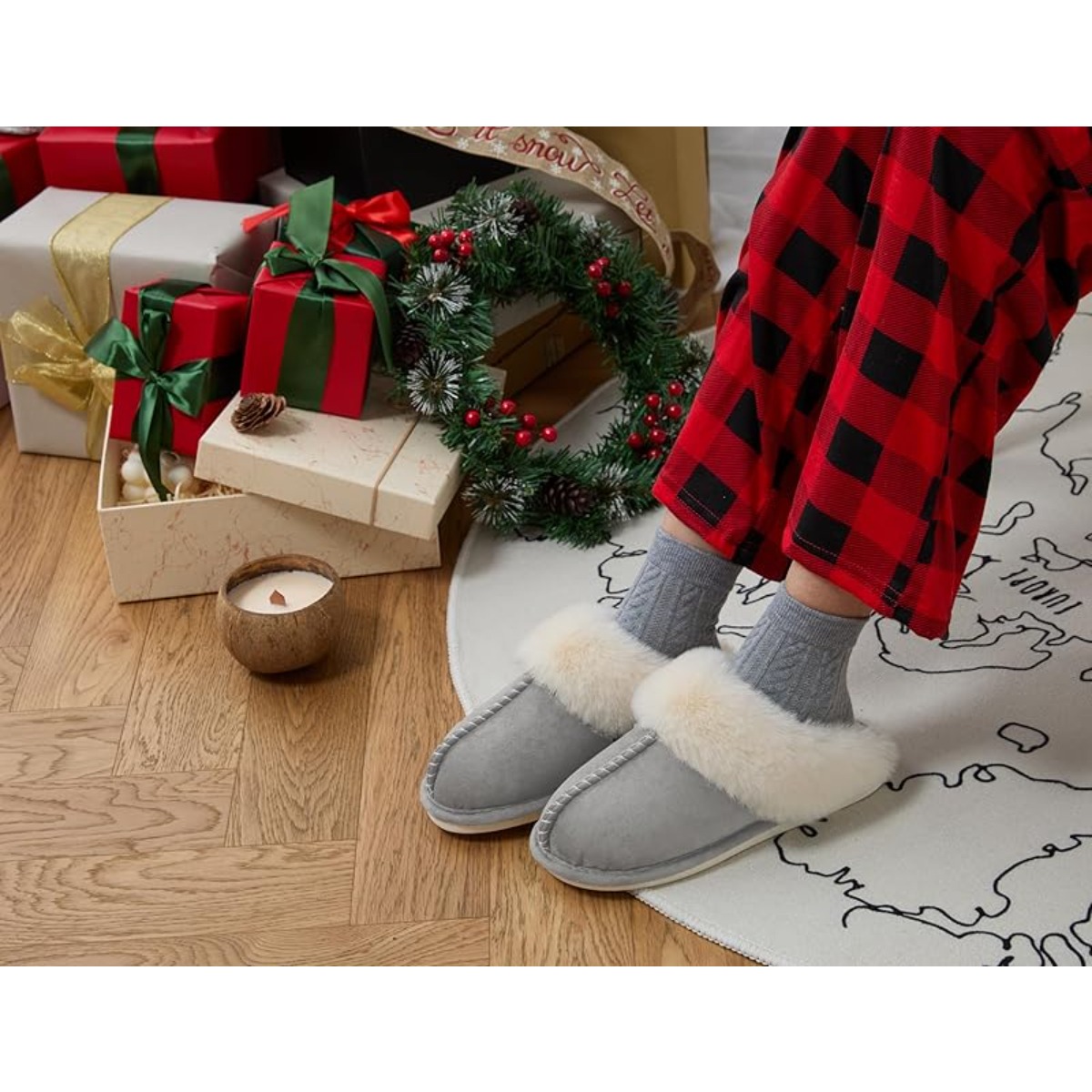 【FD41168346】Womens Slipper wit - Sewing House incelemesi ve fiyatı