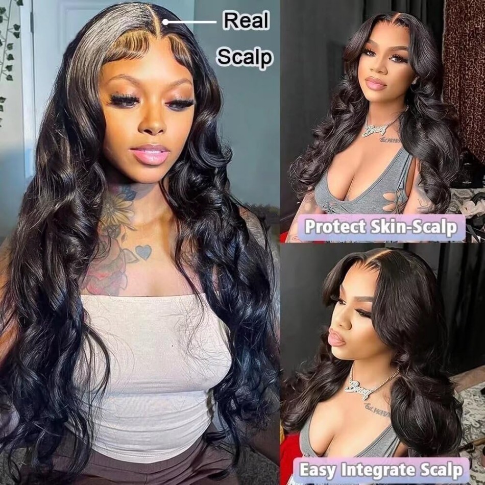 V Part Wigs Human Hair Body Wa - Sewing V incelemesi ve fiyatı