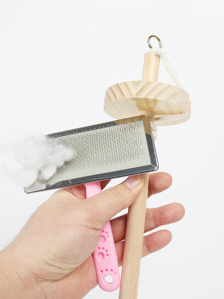 Wooden Spinning Mallet DIY Yar - Sewing Textiles incelemesi ve fiyatı