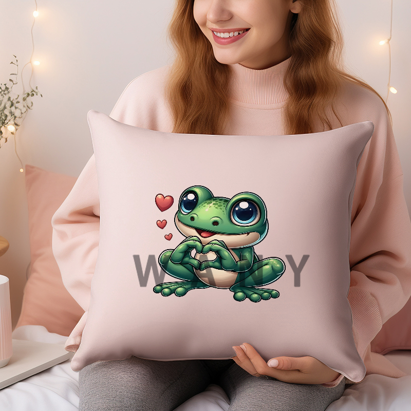 A cute cartoon frog Iron on Tr - Iron On Patch incelemesi ve fiyatı