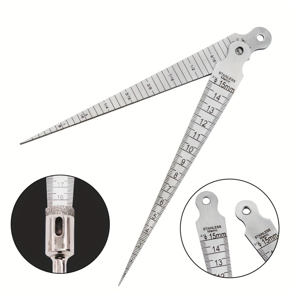 1-15mm Stainless Steel Taper G - Seam Gauge Metal incelemesi ve fiyatı