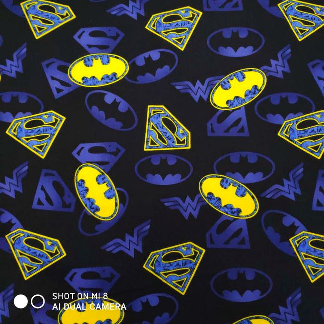 140cm Width Cartoon Batman Log - Sewing Textiles incelemesi ve fiyatı