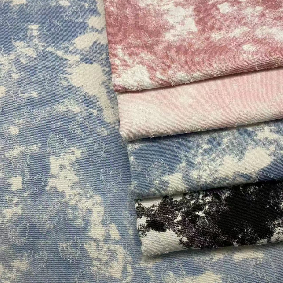 Blue Sky White Clouds Tie Dye  - Sewing Tie Dye incelemesi ve fiyatı