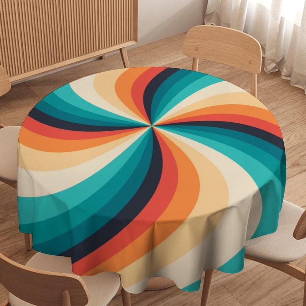 Vintage Groovy Swirl Round Tab - Century Textile & Sewing Supply Online Shopping incelemesi ve fiyatı