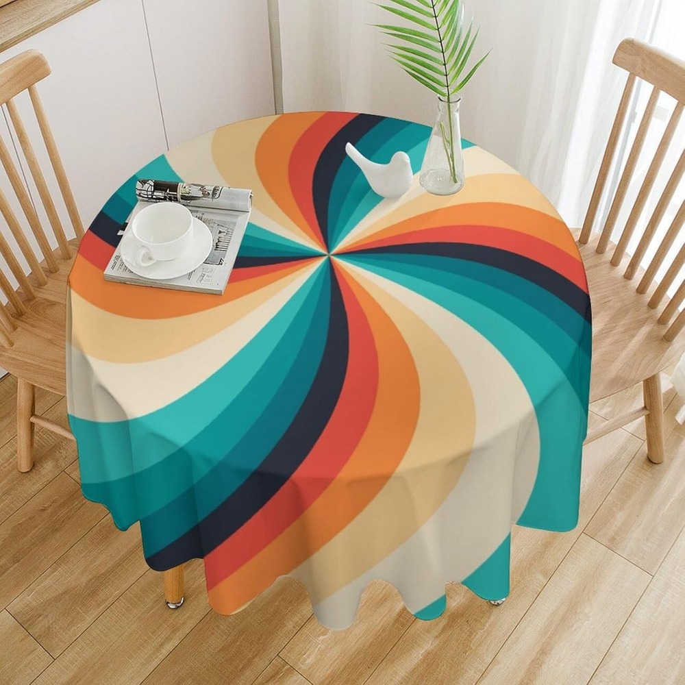 Vintage Groovy Swirl Round Tab - Century Textile & Sewing Supply Online Shopping incelemesi ve fiyatı
