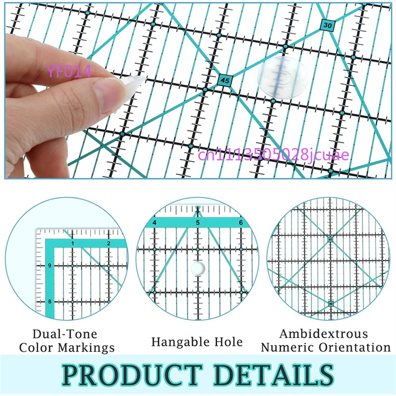 A76X Creative Grid Quilting Ru - Quilting Ruler Square incelemesi ve fiyatı