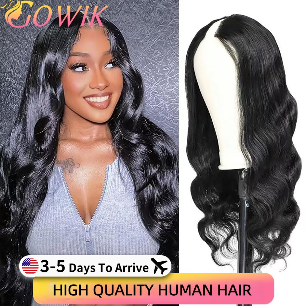 V Part Wigs Human Hair Body Wa - Sewing V incelemesi ve fiyatı