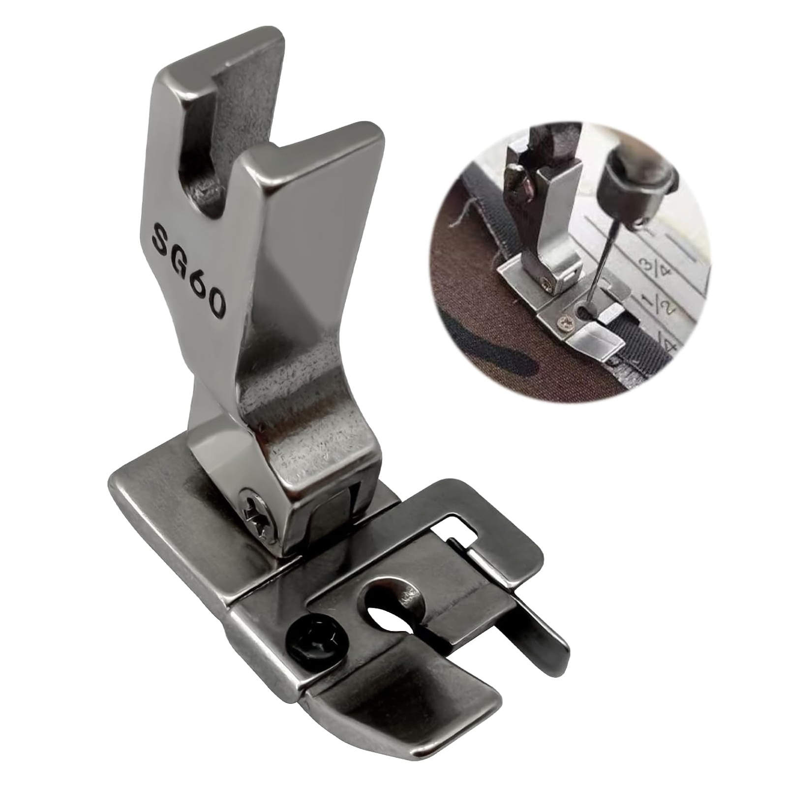 1/4 Inch Seam Foot #SG60 With  - Seam Gauge Metal incelemesi ve fiyatı