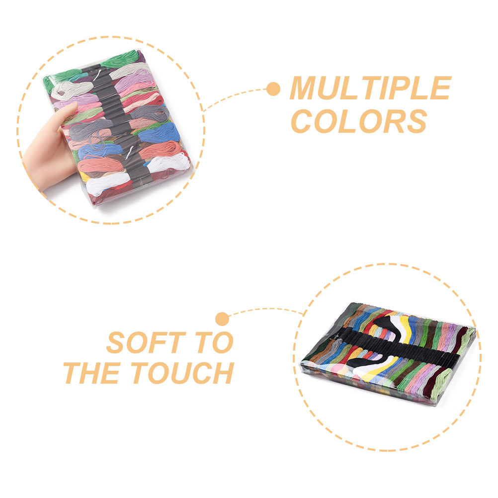 50 Bundles Cross Stitch Floss  - Embroidery Floss Thread incelemesi ve fiyatı