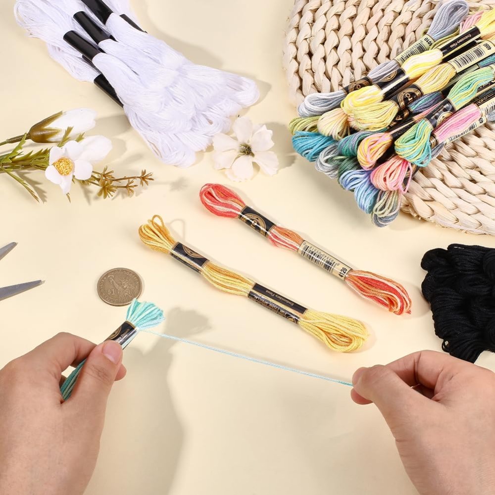 42 Skeins Polyester Embroidery - Embroidery Floss Thread incelemesi ve fiyatı