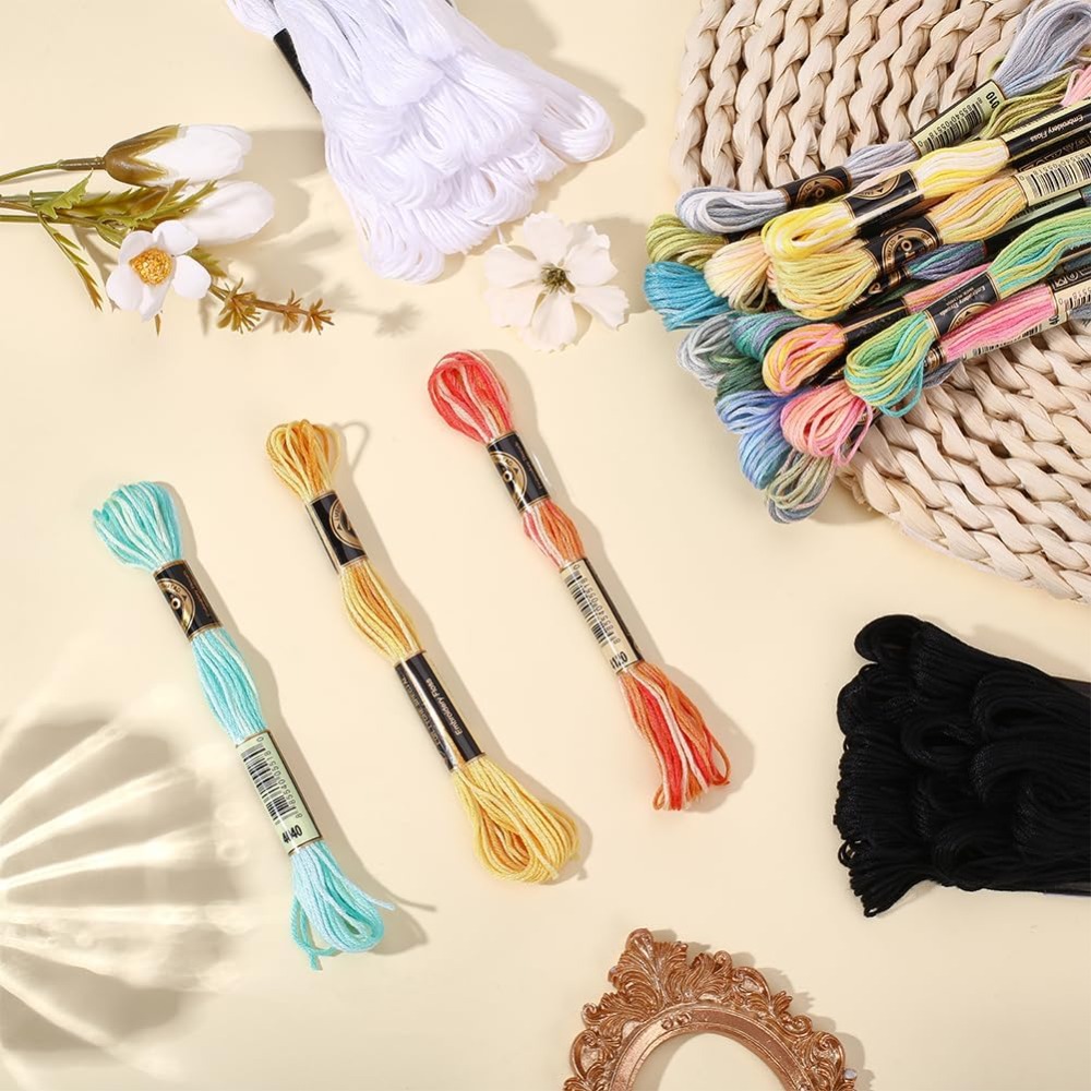 42 Skeins Polyester Embroidery - Embroidery Floss Thread incelemesi ve fiyatı