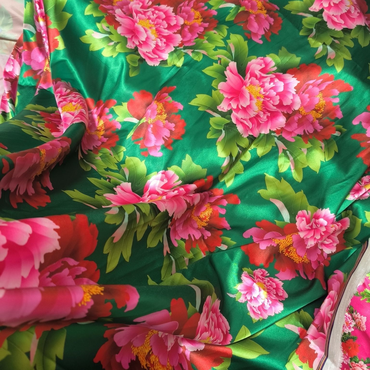 Satin Fabric Cloth without Ove - Sewing Textiles incelemesi ve fiyatı