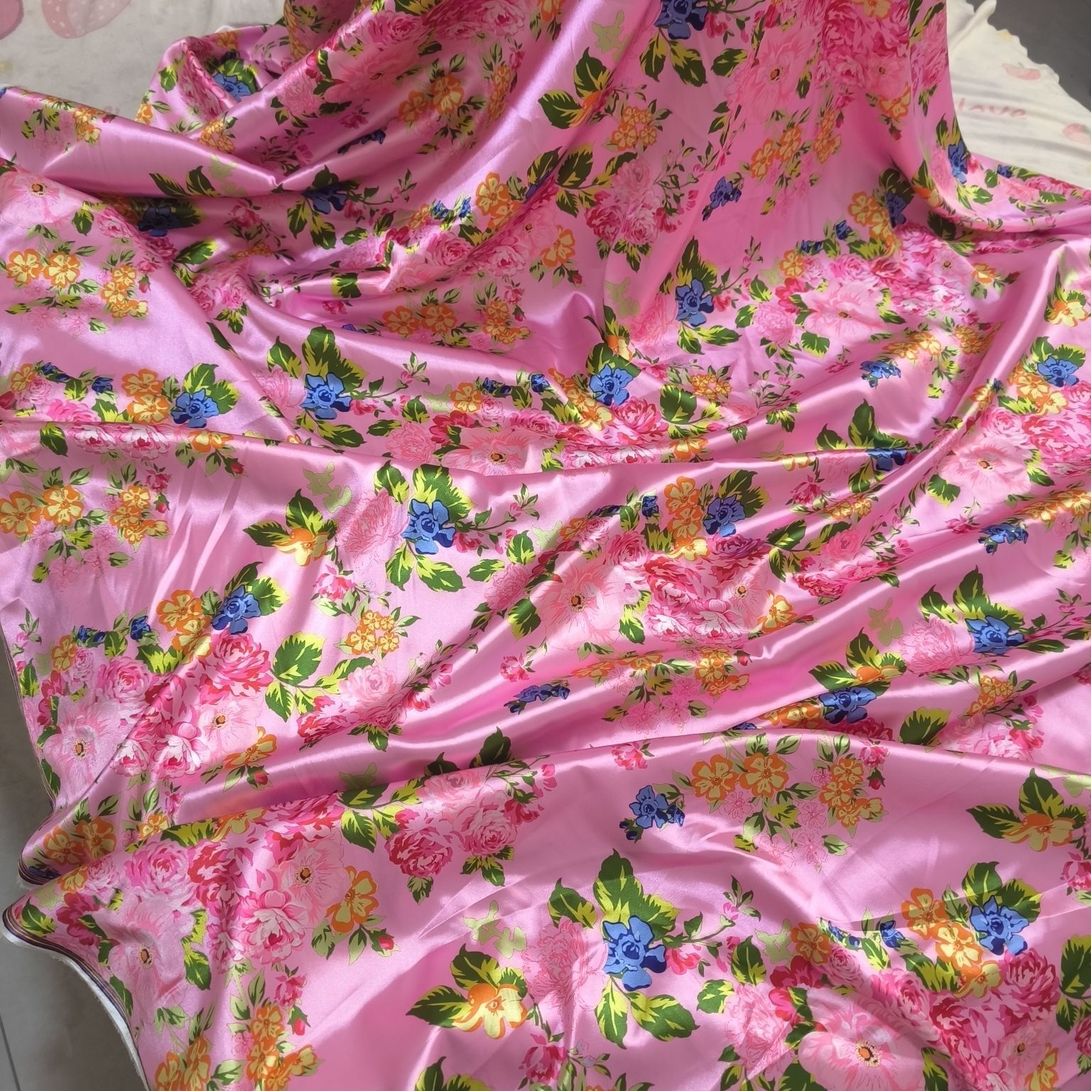 Satin Fabric Cloth without Ove - Sewing Textiles incelemesi ve fiyatı