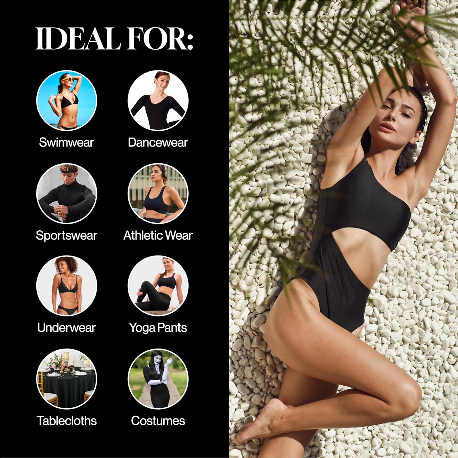 Spandex Fabric,4 Way Stretch L - Sewing Knit incelemesi ve fiyatı