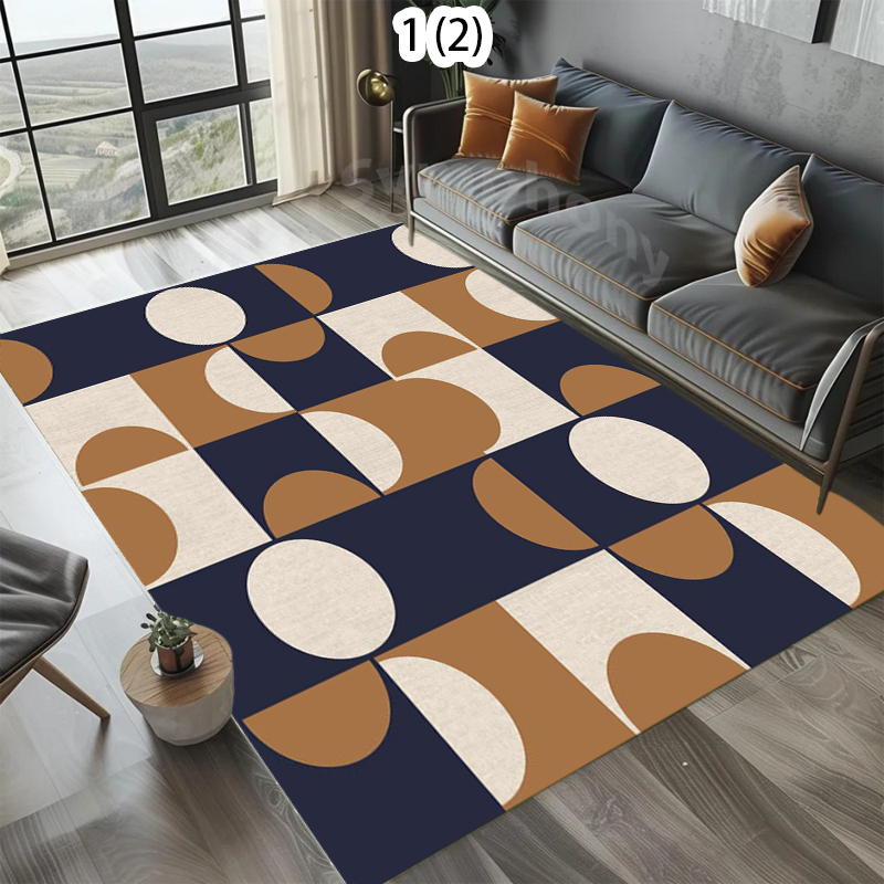 Rectangular Area Rug with Mid  - Century Textile & Sewing Supply Online Shopping incelemesi ve fiyatı