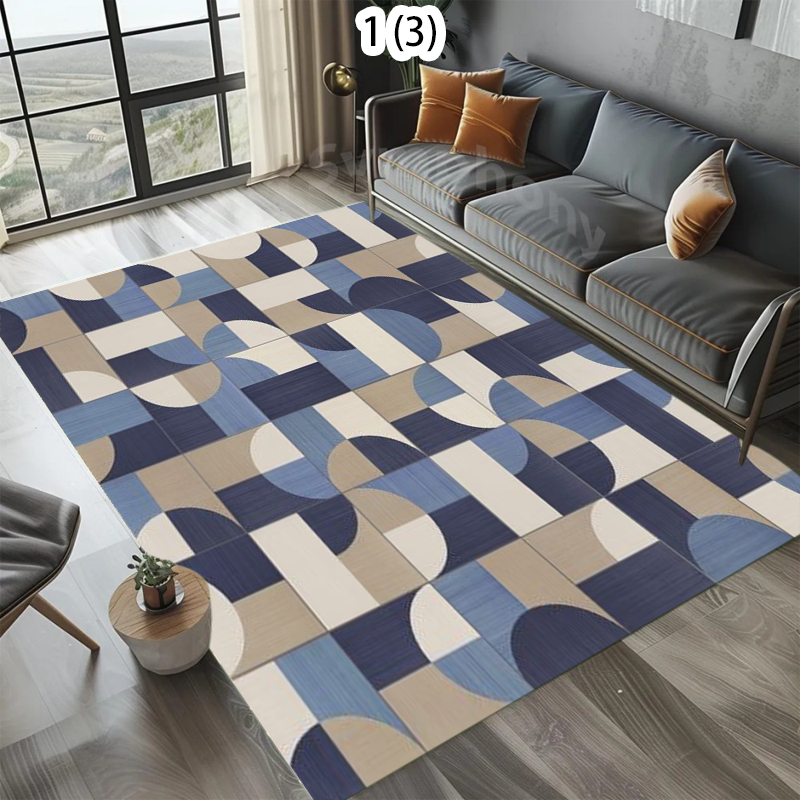 Rectangular Area Rug with Mid  - Century Textile & Sewing Supply Online Shopping incelemesi ve fiyatı