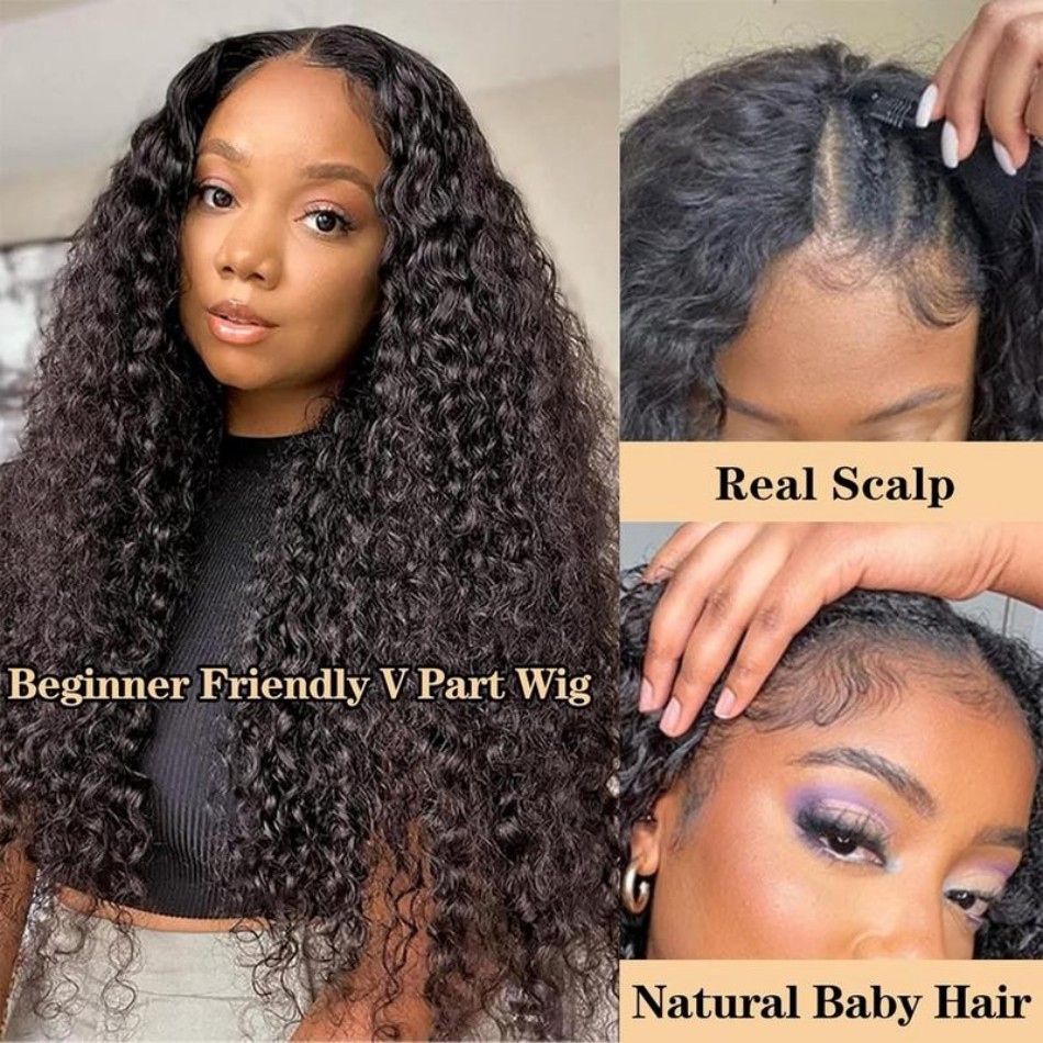 Deep Wave V Part Wig Human Hai - Sewing V incelemesi ve fiyatı